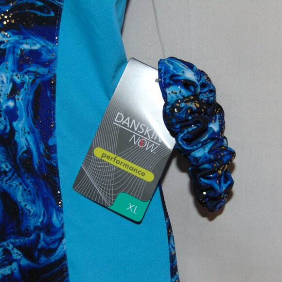 Danskin Now Blue Biketard XL (14-16) NWT - Picture 7 of 8